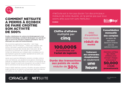 Découvrez comment NetSuite a permis à Ecobox de