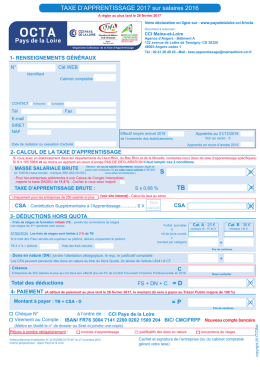 bordereau de versement