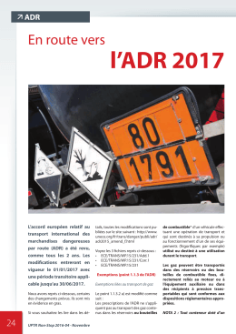 l`ADR 2017