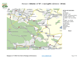 Parcours « Détente » n° 07 – « Les 2 golfs » (Distance : 34