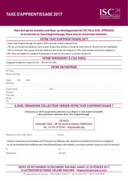 taxe d`apprentiSSage 2017