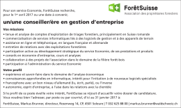 un/une conseiller/ère en gestion d`entreprise