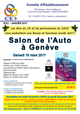 Salon de l`Auto à Genève