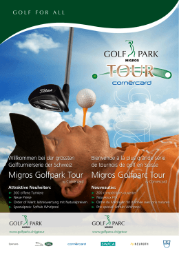 Migros Golfpark Tour Migros Golfparc Tour