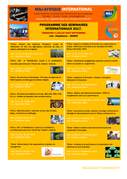 formations les plus recherchees - maj