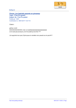 Forum: Les logiciels payants en giveaway