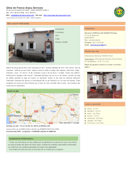 Imprimer - Gites de France Anjou