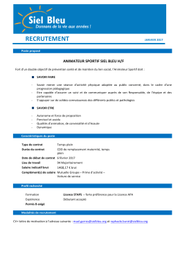 Chargé(e) de prévention H/F