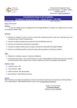 n° recrutement