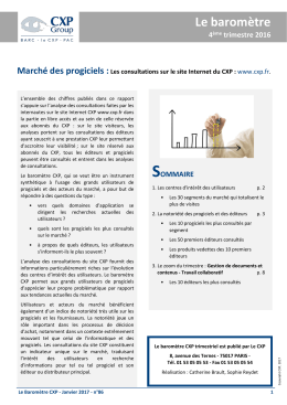 Note de recherche - Le Catalogue de Services