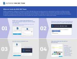 Mise en route de BIM 360 Team