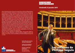 Programme - Archives nationales