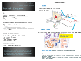 Bulletin d`inscription à la 6 e journée