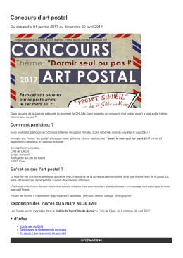 Concours d`art postal