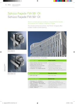 Schüco Façade FW 50+ OI Schüco Façade FW 50+ OI