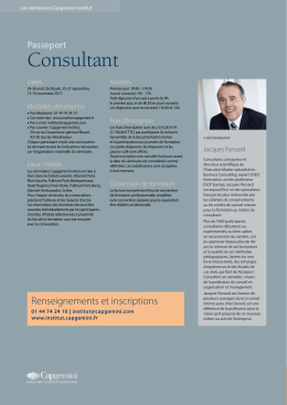 Consultant - Retour Accueil