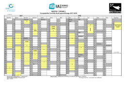 Calendrier annuel 2017-2018 - IGR