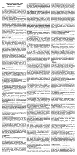 conditions generales de vente eurolines france / isilines
