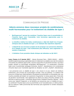 communique de presse