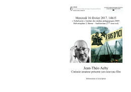 Informations et Inscription