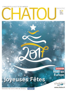 Joyeuses Fêtes - Ville de Chatou