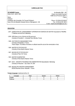 DE BARNIER Virginie - IAE - Aix