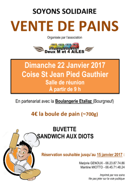 Affiche - Coise Saint Jean Pied Gauthier