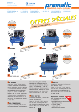 Offres sp&eacute;ciales 2017