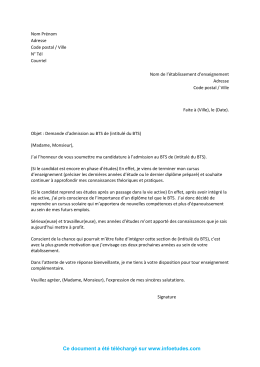 Ce document a &eacute;t&eacute; t&eacute;l&eacute;charg&eacute; sur www.infoetudes.com