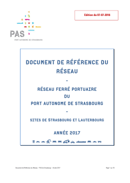 DOCUMENT DE Référence DU Réseau