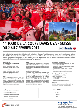 Coupe Davis - Voyageplan