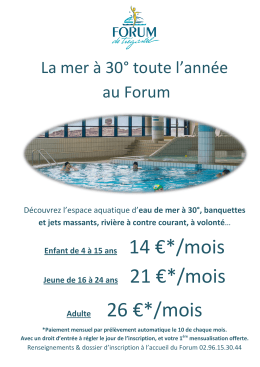 promo-piscine-2017 - Forum de Tregastel