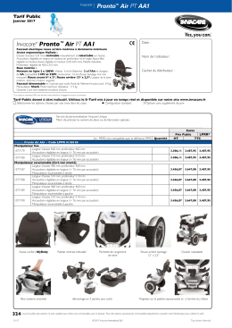 Invacare® Pronto™ Air PT AA1