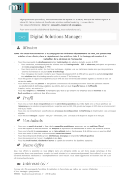 Digital Solutions Manager