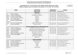 Liste collaborateurs
