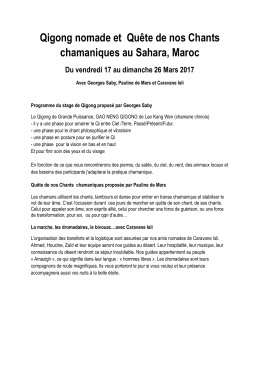 Icon of Qigong au d&eacute;sert marocain mars 2017 - ABC-chi