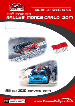 Rallye monte-carlo 2017 - Forum