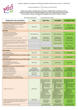 Téléchargez le tableau des prestations 2016 - MFCF