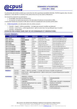 demandes utilisateurs &laquo; civil-rh &raquo; 2016