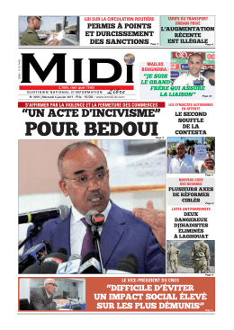 pour bedoui - Le Midi Libre