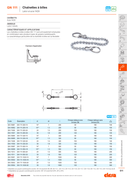 GN 111 Cha&icirc;nettes &agrave; billes GN 111