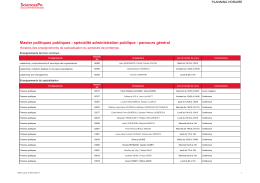 T&eacute;l&eacute;chargez les horaires du semestre 2016-2017