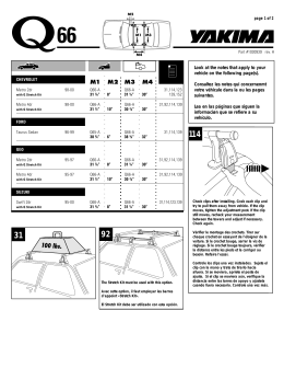 Look at the notes that apply to your vehicle on the