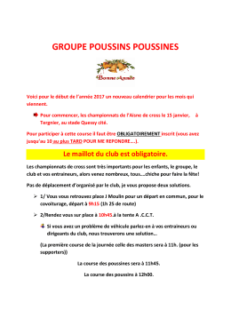 groupe poussins poussines - Athlétic Club de Château