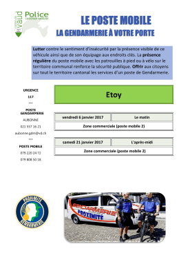 d`informations - Commune d`Etoy