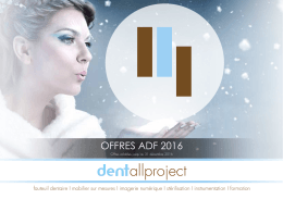 offres adf 2016 - Dentall Project