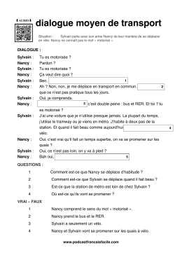 dialogue moyen de transport