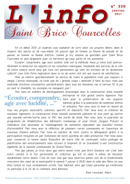 Info - St Brice Courcelles