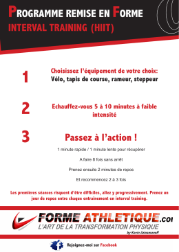 programme remise en forme