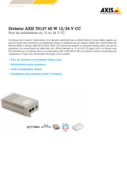 Diviseur AXIS T8127 60 W 12/24 V CC